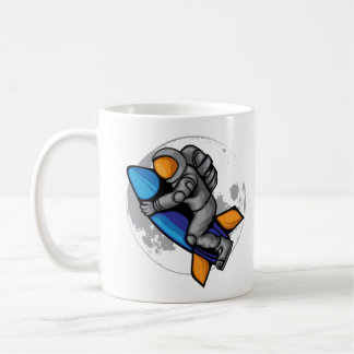 Mug Astronaute vers la Lune