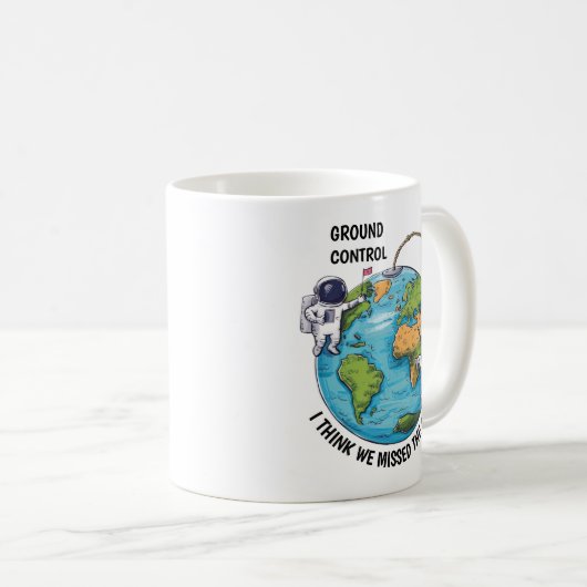 Mug Astronautes en flottant (Devant droit)
