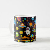 Mug Astroniste spatial pour enfants Noir (Devant gauche)