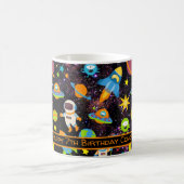 Mug Astroniste spatial pour enfants Noir (Centre)