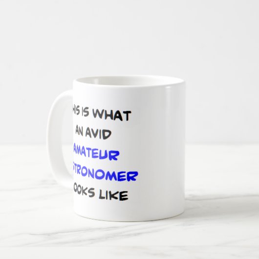 Mug astronome amateur (Devant gauche)