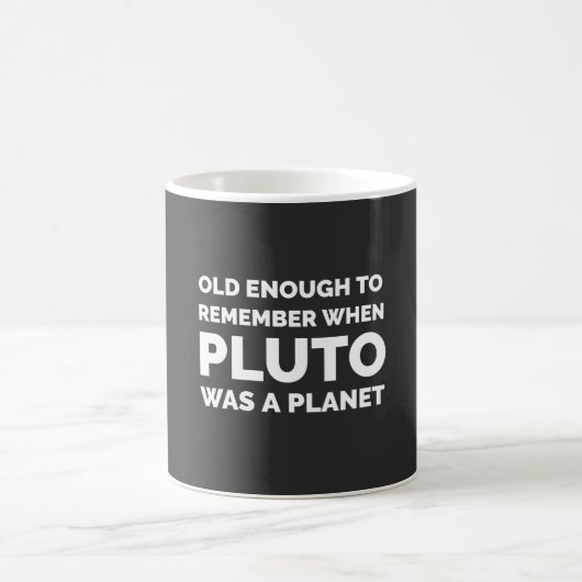 Mug Astronomie drôle Rappelez-vous Pluton (Centre)