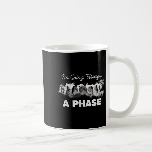 Mug Astronomie éclipse lunaire traversant une phase lu (Droite)