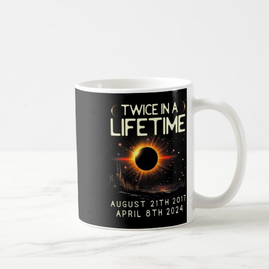 Mug Astronomie Éclipse Solaire Deux Fois Au Cours De L (Droite)