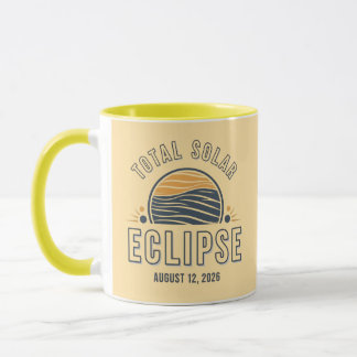 Mug Astronomie Éclipse Totale de Soleil 2026 Totalité