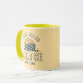 Mug Astronomie Éclipse Totale de Soleil 2026 Totalité (Devant gauche)