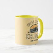 Mug Astronomie Éclipse Totale de Soleil 2026 Totalité (Devant droit)