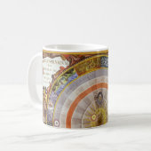Mug Astronomie vintage Copernican Planisphère céleste (Devant gauche)