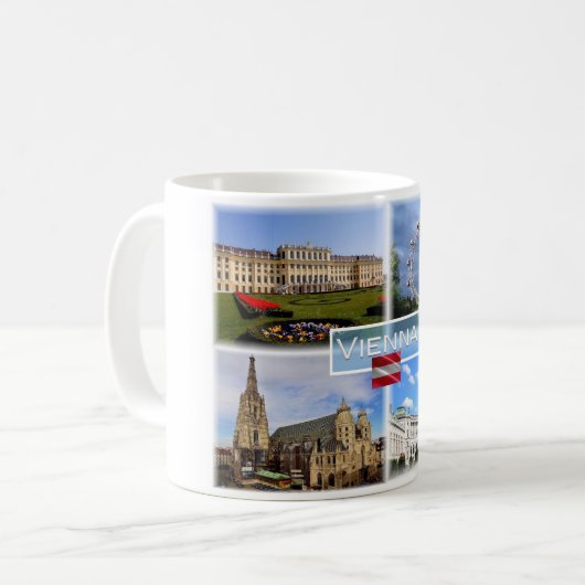 Mug AT Vienna - Schloss Schonbrunn - Prater Fnfair - (Devant gauche)