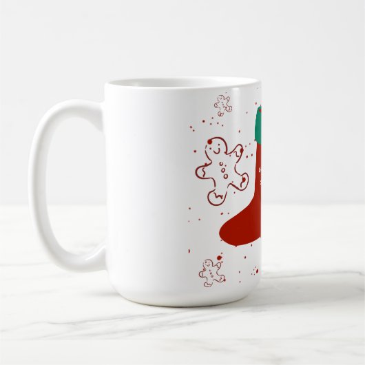 Mug Atelier de Craft Dodo Chaussette de Noël Mignonne (Gauche)