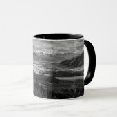 Mug Athabasca Lookout, Monochrome Scenery Photography (Devant droit)