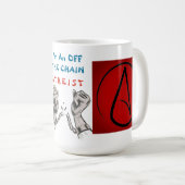 Mug Athée Hors Chaîne (Devant droit)