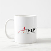 Mug Athée (lettre d'écarlate) (Gauche)