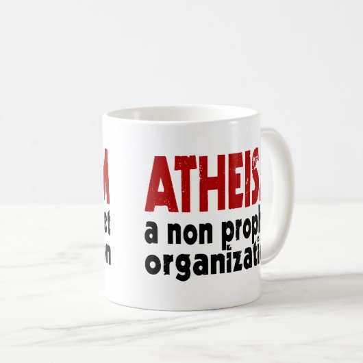 Mug athéisme (Devant droit)