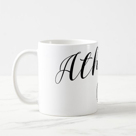 Mug Athènes - Coeur du drapeau, Grèce (Gauche)