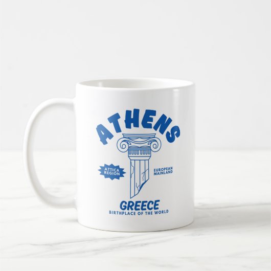 Mug Athènes Grèce (Gauche)