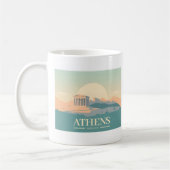 Mug Athènes Grèce Acropole Pastel Travel (Gauche)