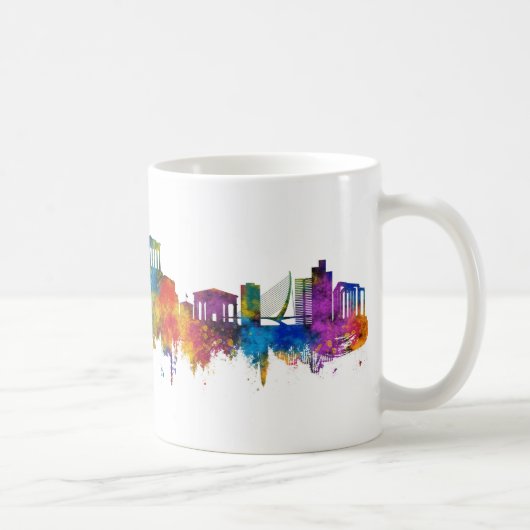 Mug Athènes Grèce Skyline (Droite)