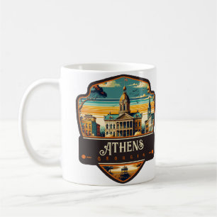 Mug Athens, Géorgie Vintage