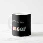 Mug Athlète + Artiste = Danseuse, Funny gifT pour dans (Devant gauche)