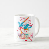 Mug Athlètes Extrêmes de Parcours Cool Parcouring (Devant droit)