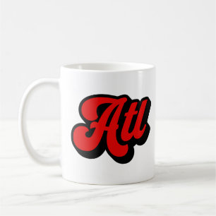 Mug Atl Atlanta Cool GA Retro Cadeau Vintage