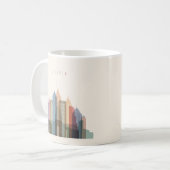 Mug Atlanta, Géorgie| Ville Skyline (Devant gauche)