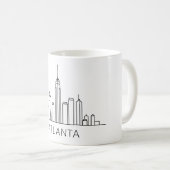 Mug Atlanta Skyline - Design Cityscape (Devant droit)