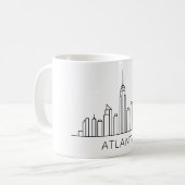 Mug Atlanta Skyline - Design Cityscape (Devant gauche)