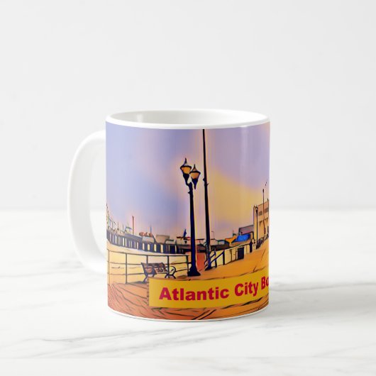 Mug Atlantic City Beach Boardwalk (Devant gauche)