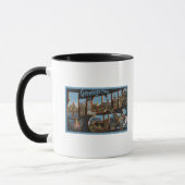 Mug Atlantic City, New Jersey - Grandes Lettres Scènes (Gauche)