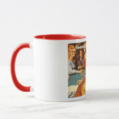 Mug Atlantic City NJ, Jeux, Roulette, Rétro (Gauche)