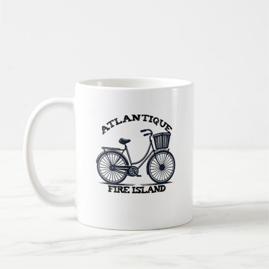 Mug ATLANTIQUE Fire Island vélo de plage d'été (Gauche)