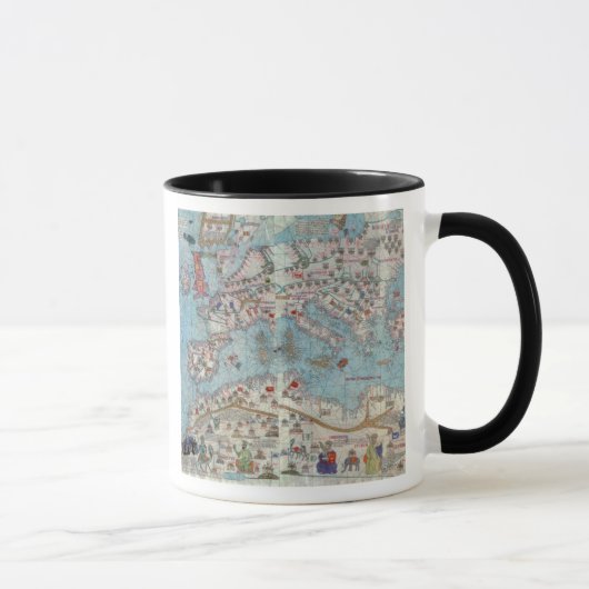 Mug Atlas catalan : Petit groupe de l'Afrique du Nord (Droite)