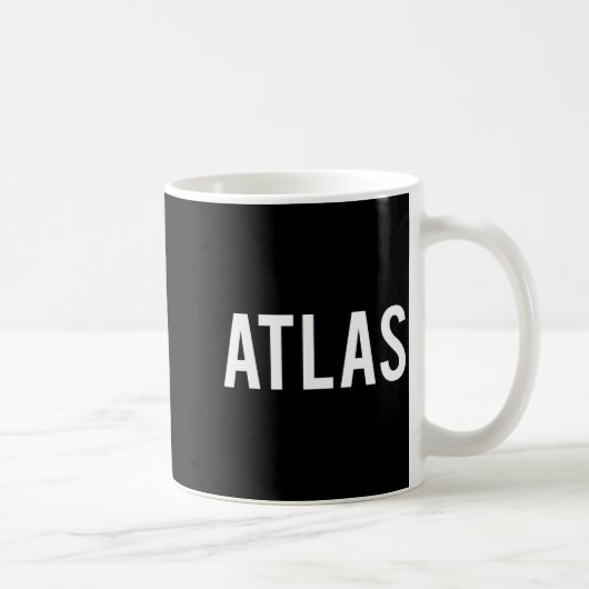 Mug Atlas - Cool New Funny Name Fan Gift Tee  (Droite)