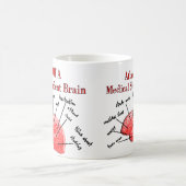 Mug Atlas de cerveau d'étudiant en médecine (Centre)