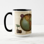 Mug Atlas du voyageur du monde néo-victorien (Gauche)