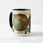 Mug Atlas du voyageur du monde néo-victorien (Devant gauche)