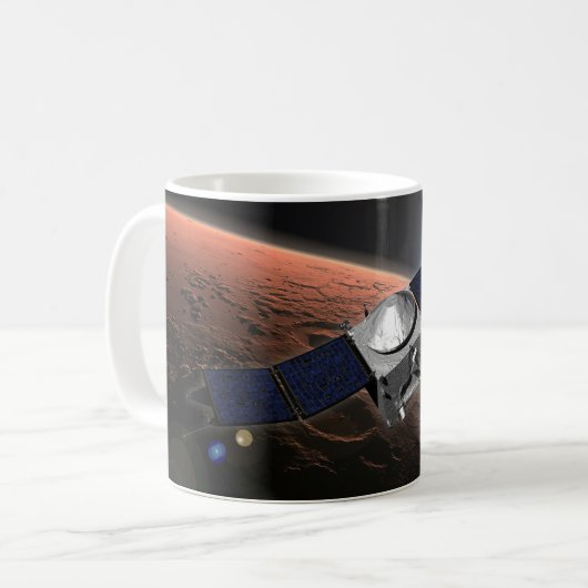 Mug Atmosphère Mars Et Mission D'Évolution Volatile. (Devant gauche)
