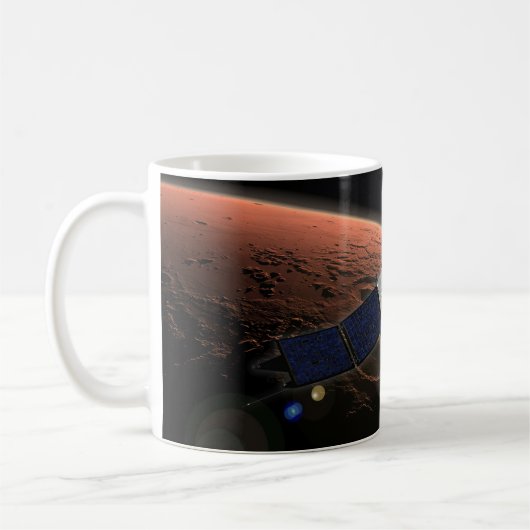 Mug Atmosphère Mars Et Mission D'Évolution Volatile. (Gauche)