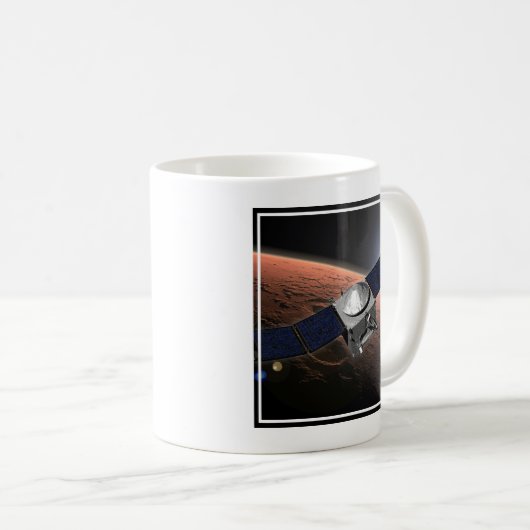 Mug Atmosphère Mars Et Mission D'Évolution Volatile. (Devant droit)