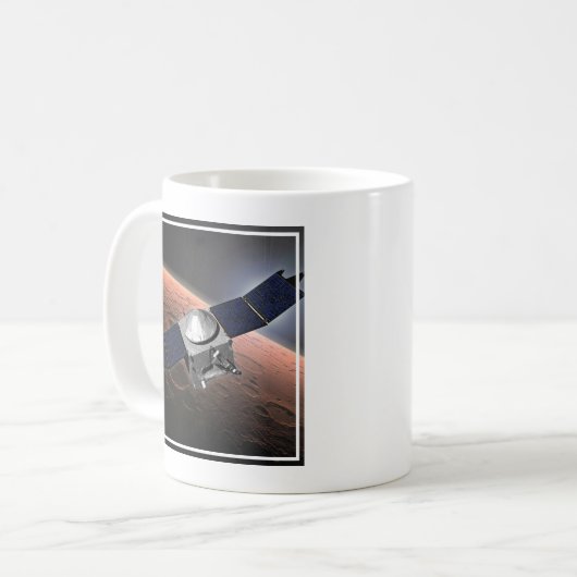 Mug Atmosphère Mars Et Mission D'Évolution Volatile. (Devant gauche)