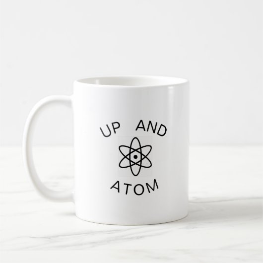 Mug Atom Funny Plaisanterie STEM Science Chimie (Gauche)