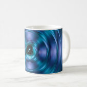 Mug atome de rotation bleu (Devant droit)