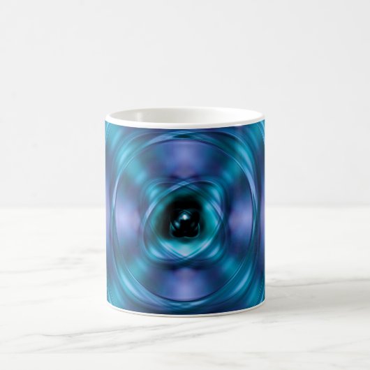 Mug atome de rotation bleu (Centre)