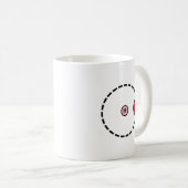 Mug Atome d'hydrogène (Devant droit)