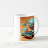 Mug Atomic Futuristic Sky View Cruiser Car  (Devant droit)