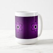 Mug atomique Nerdy, pourpre (Devant droit)