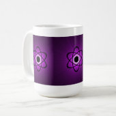Mug atomique Nerdy, pourpre (Devant gauche)