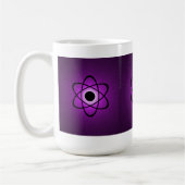Mug atomique Nerdy, pourpre (Gauche)